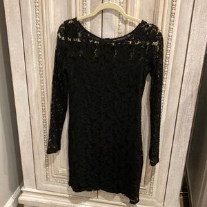 Women’s black lace dress